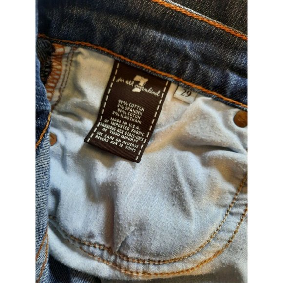 Jeans 7 For All Mankind Bootcut Denim  New York Size 29 Style U075080U - Picture 5 of 11